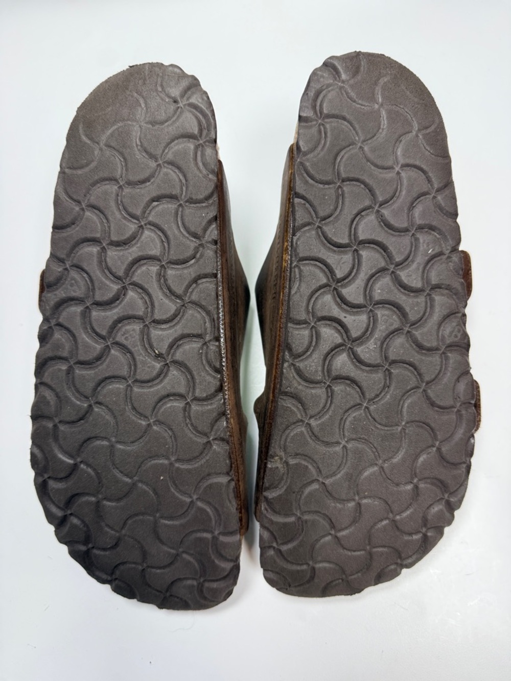 BIRKENSTOCK Arizona Brown Leather Double Strap Leather Sandals S-527 36 EU - Picture 8 of 12